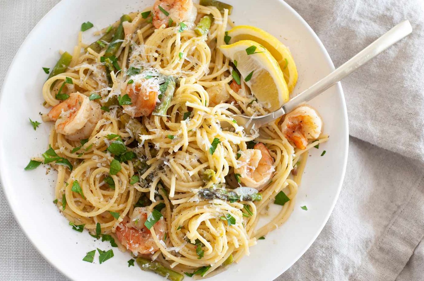 طرز تهیه پاستا میگو