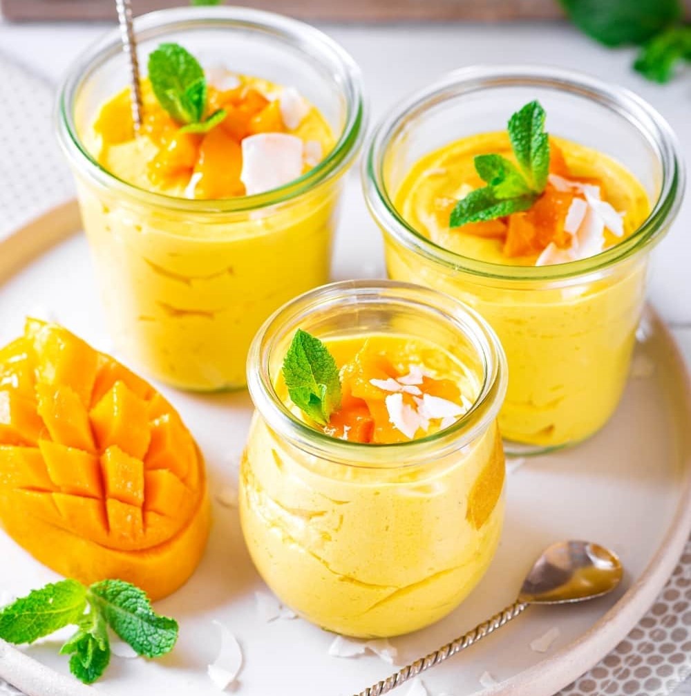 دسر انبه و موز - طرز تهیه دسر انبه