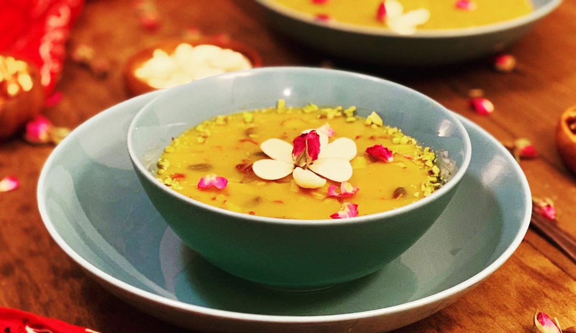 طرز تهیه کاچی برای زائو با نبات