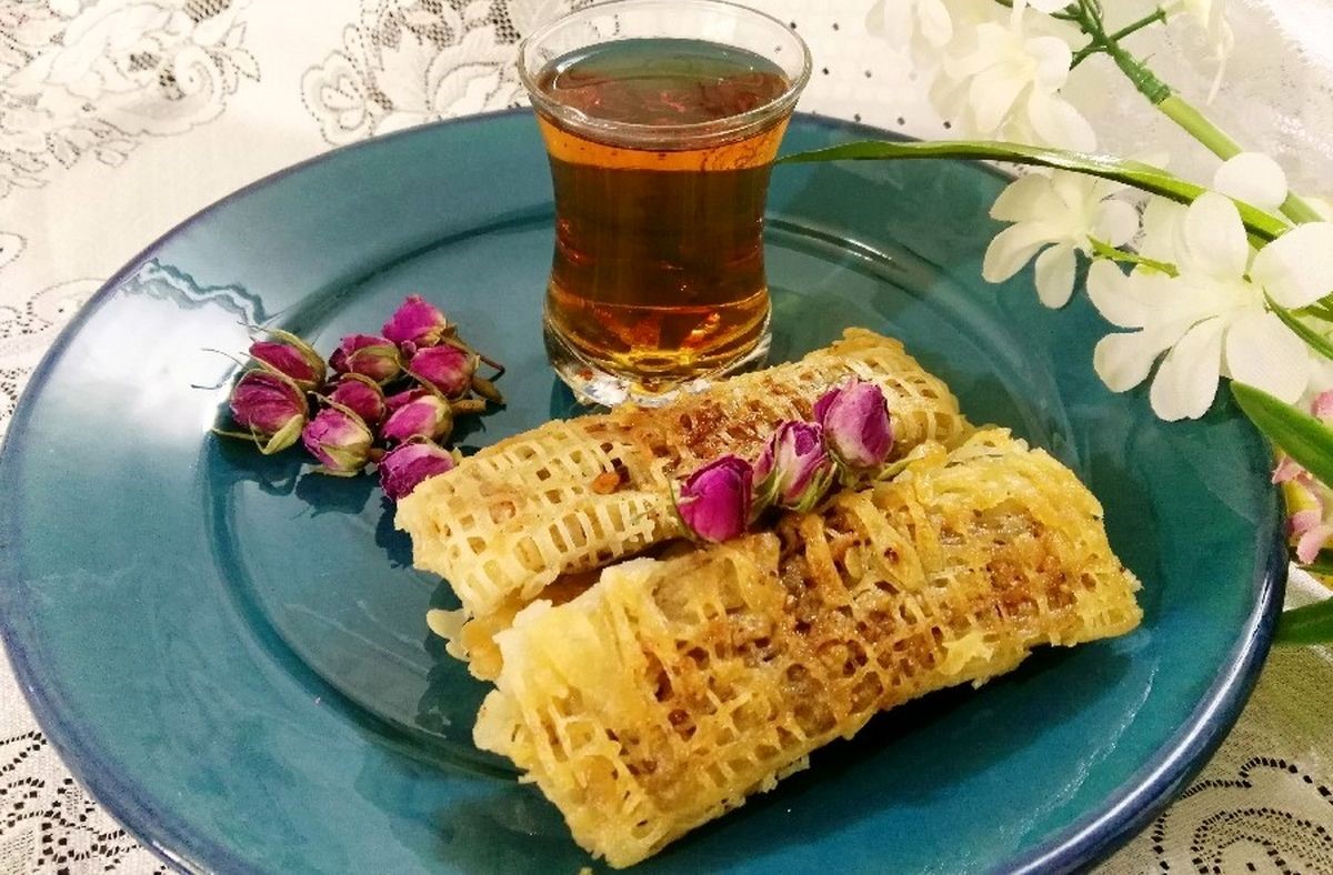 شیرینی گیلانی - طرز تهیه رشته خوشکار