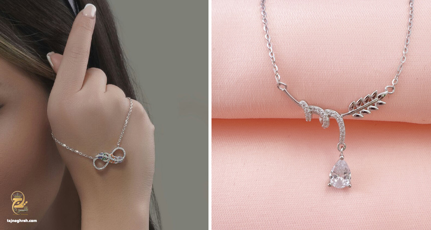 بهترین فروشگاه اینترنتی زیورآلات نقره زنانه