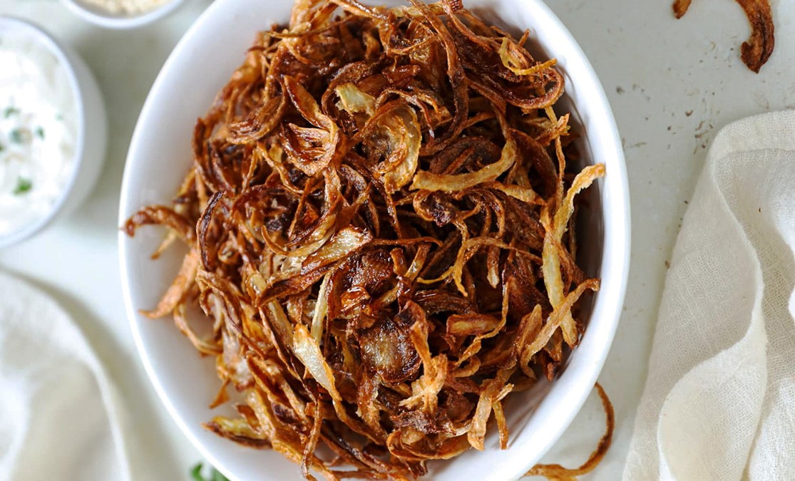 پیاز داغ - طرز تهیه پیاز داغ خشک