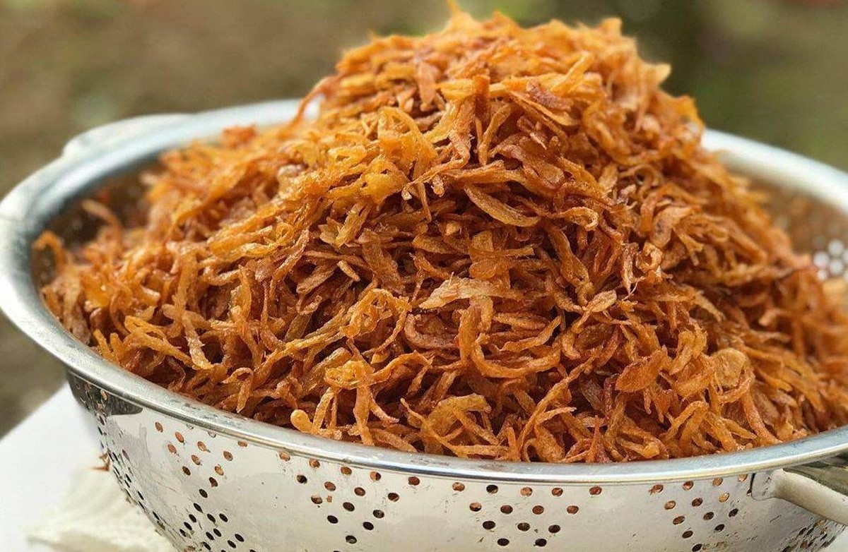 پیاز داغ - طرز تهیه پیاز داغ خشک