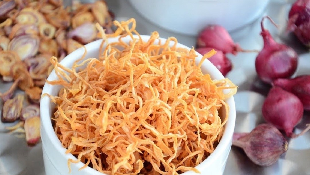 پیاز داغ خشک - طرز تهیه پیاز داغ خشک