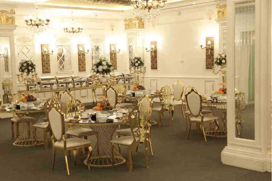 هزینه رزرو تالار یا باغ تالار برای یک عروسی ساده