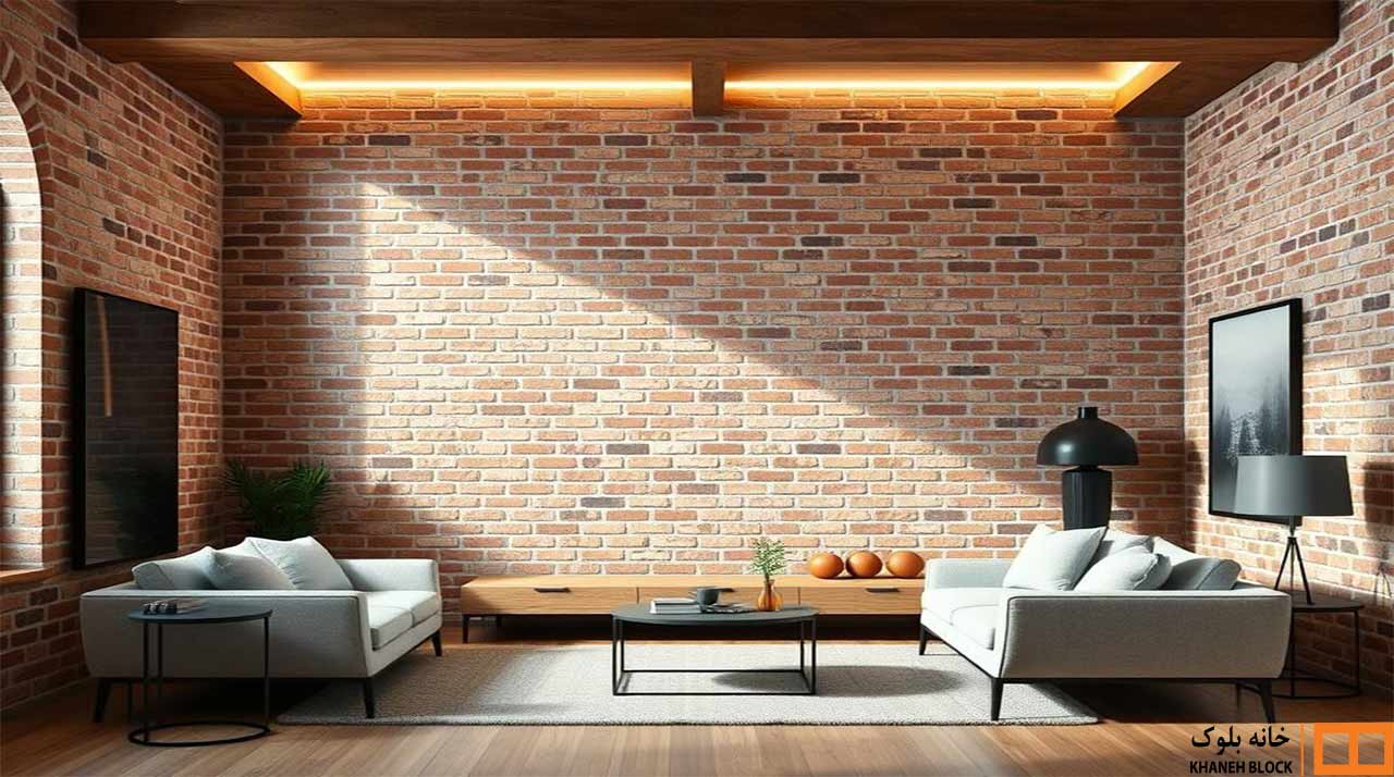 دکوراسیون داخلی با آجر نما
