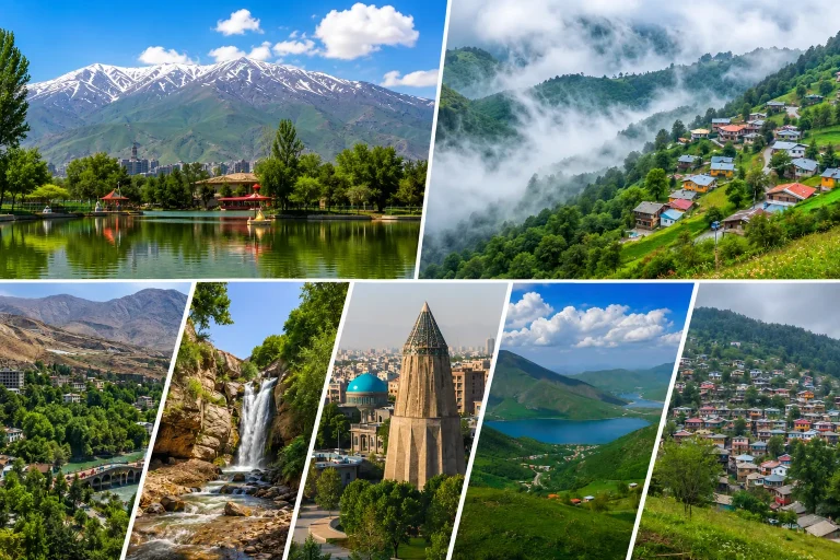 مقاصد خنک سفر در تابستان ایران اردبیل،همدان،ماسال،شهرکرد