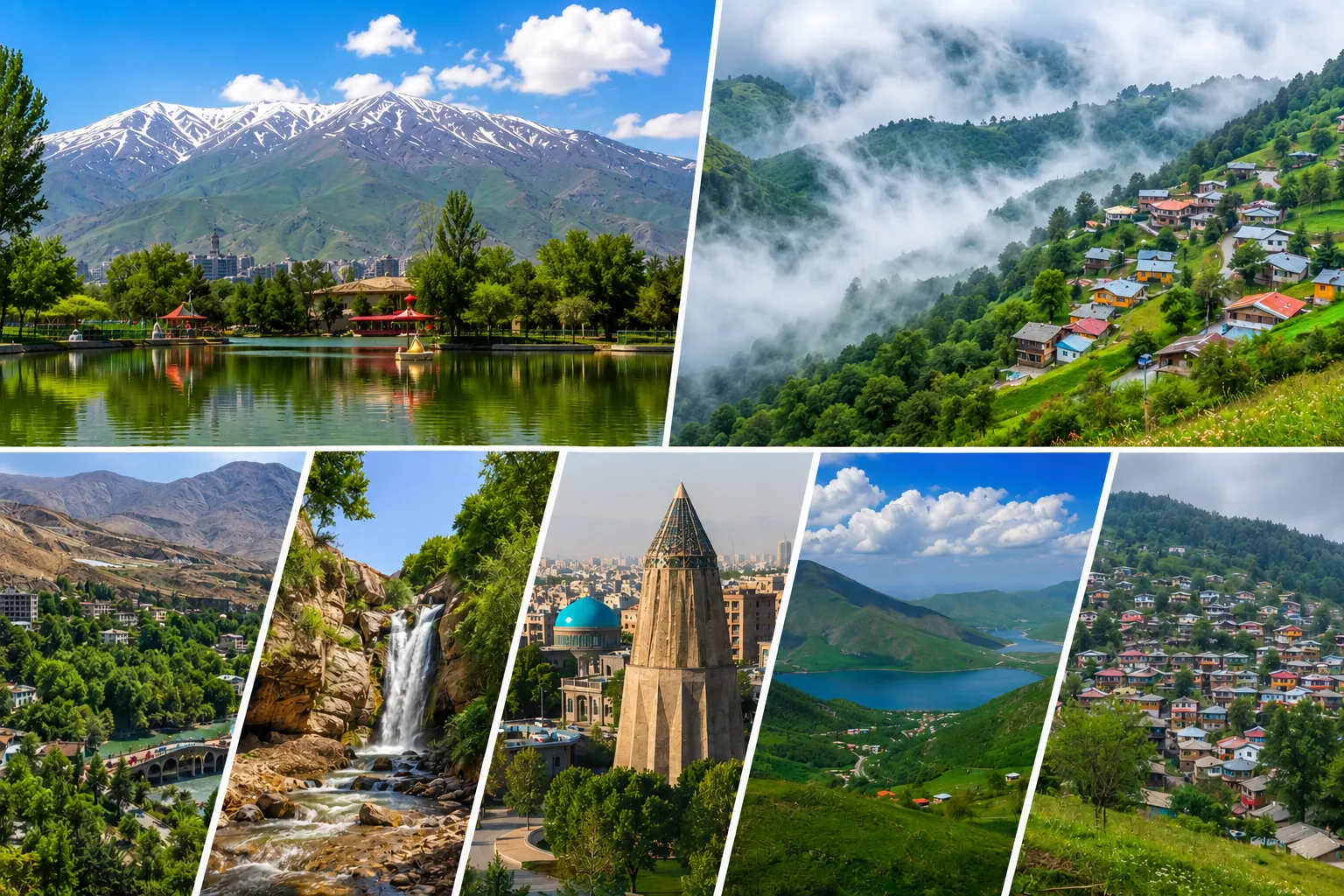 مقاصد خنک سفر در تابستان ایران اردبیل،همدان،ماسال،شهرکرد